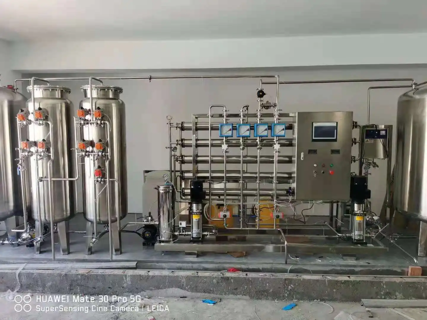 Lph Purified Drinking Water Treatment Plant T Ro Desalination