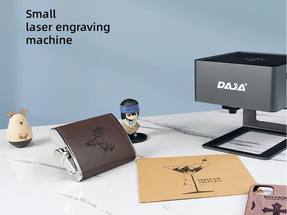 DAJA DJ6 New arrival Mini Diy Laser Engraving Machine For Wins/mac/ios/android DIY Laser Marking Machine Mini Laser Engraver