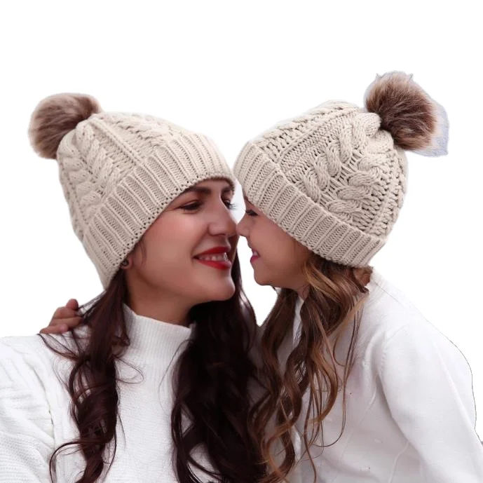 matching family snow hats