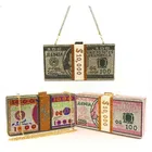 Clutch 2021 Charming Elegant US Dollor Bling Ladies Evening Party Bags Clutch Bag For Women