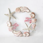 Art HYKING Coastal Beach Themed Wall Art Metal Shell And Starfish Wall Decor Rustic