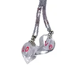Pendant Vial Pendant Ash Cremation Pendant Rice Art Jewelry Couple Glass Vial Pendant For DIY Gift