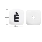Wholesale Quality Beads Bpa Free Eco Friendly Letter Silicone Bead For Jewelry Making