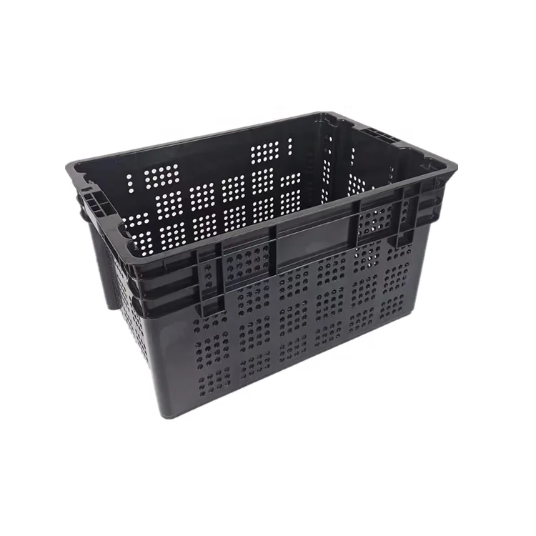 Manufacturer Wholesale Durable Storage Container Plastic Vegetable Crates factory
