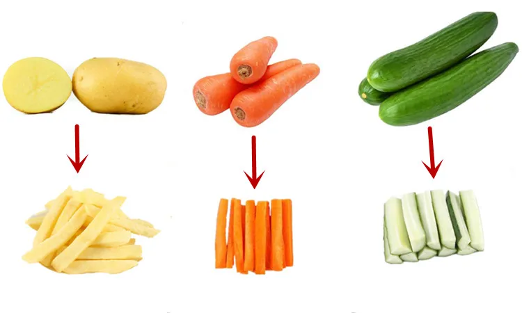 Professional Potato French Fries Cutter Manual Potato Chip French Fries Cutting Machine factory