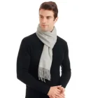Viscose Scarf Custom Logo High Quality 70% Polyester 30% Viscose Multicolor Scarf For Man