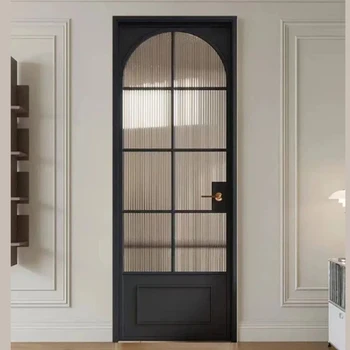 ALUFRONT Aluminium Frame High Quality German Hardware Aluminium French Door Aluminium Hinged Doors with Tempered Glass