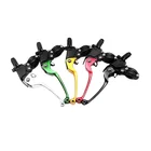 Clutch Levers Custom High Quality CNC Artwork Motorcycle Aluminum Motorcycle Folding Extendable Brake Clutch Levers