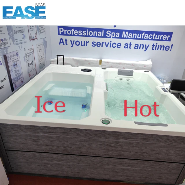 Modern Hydrotherapy Tub with 5 Years Warranty 4 Person Capacity and 1300L Water Capacity