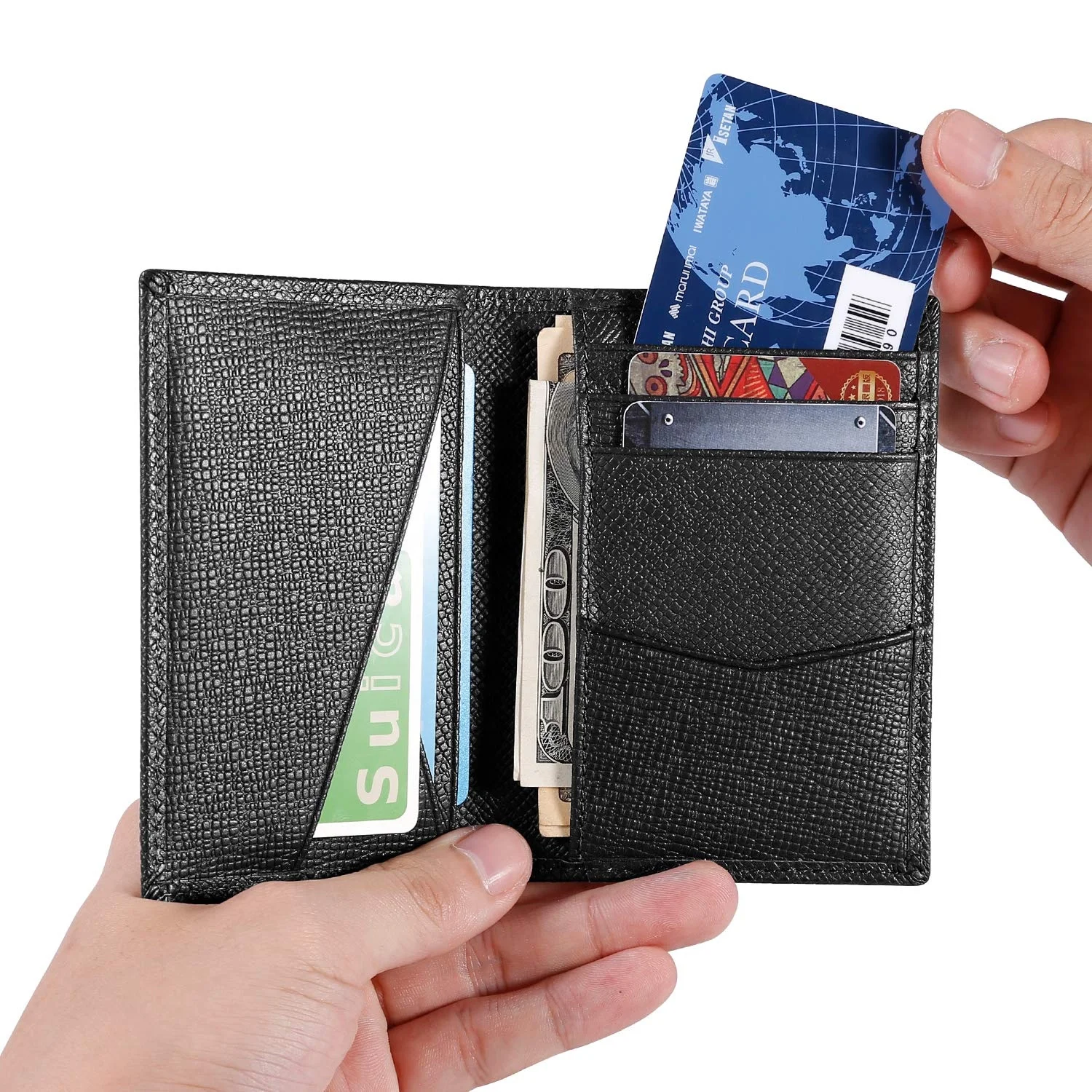 Bifold Card Holder With Id Window