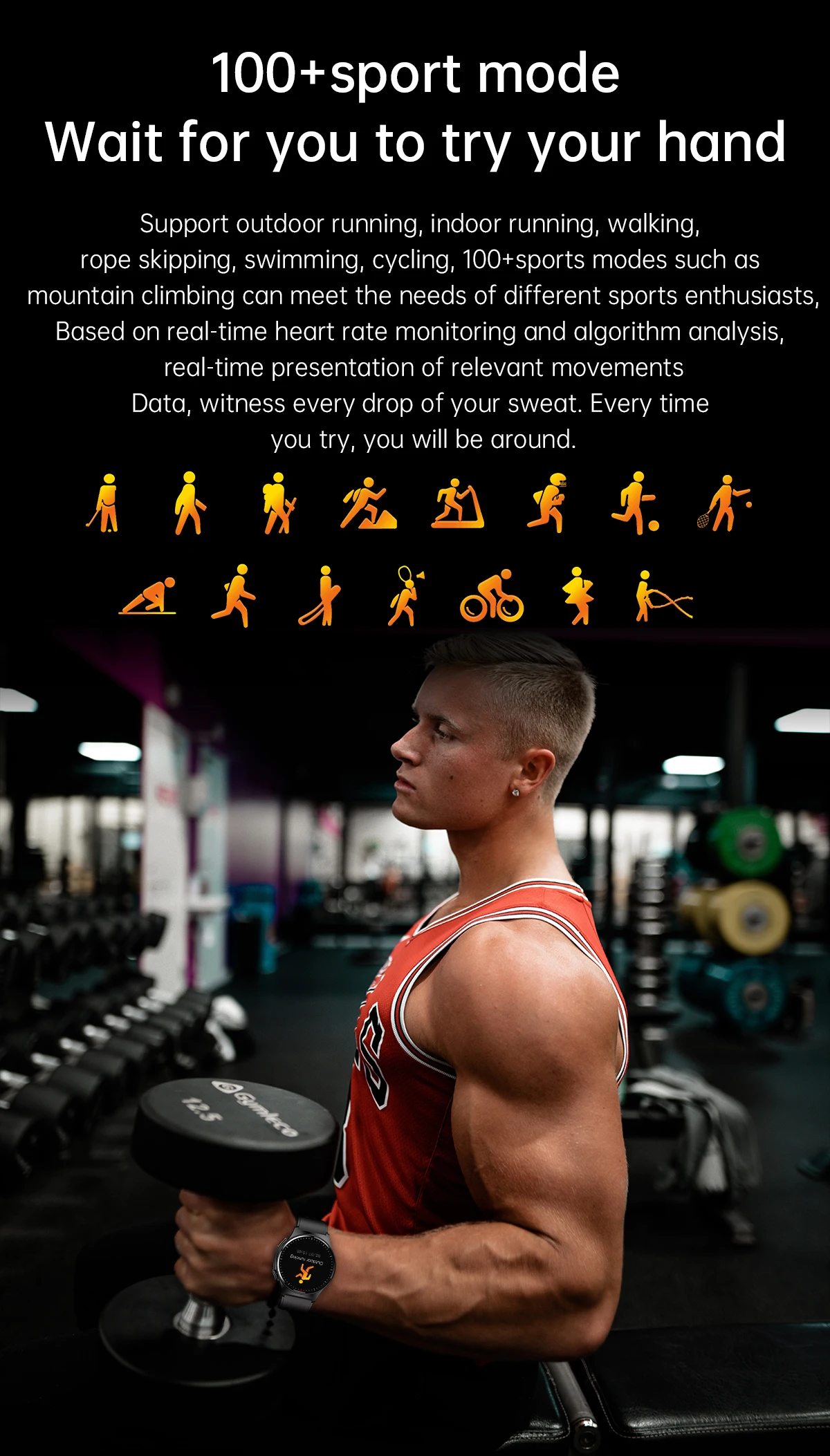 QW49 Smart Watch 1.39 Inch IPS Round Touch Screen APP Control BT Calling Health Monitoring Fitness Tracker Smartwatch With NFC