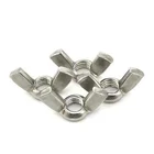 Wing Din 315 Din Hardware Fastener Nuts Metal Butterfly Wing Nut Carbon Zinc Stainless Steel 304 Din 315