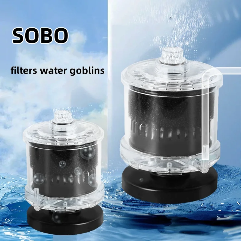 Songbao Water Fairy Filter 3-in-1 Small Fish Tank Oxygenation Pneumatic Mini Toilet SB-333/533 5