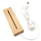 Wood Mood Wood Led Lamp Base Control Acrylic Mood Lamp Base