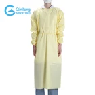 Gowns Gown Washable Reusable Medical Gowns Surgical Long Sleeve PE PU Coating Isolation Gown Anti Static
