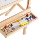 Toy Board Educational Wooden Toy Easel Wooden Stand Drawing Board For Kids