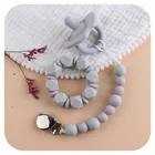 Baby Customized Silicone Pacifier Chains Baby Pacifier Clips With Baby Pacifier