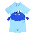Beachwear Economical Custom Design Fashionable Swimwear Blue Beachwear Swimwear Kids Boys