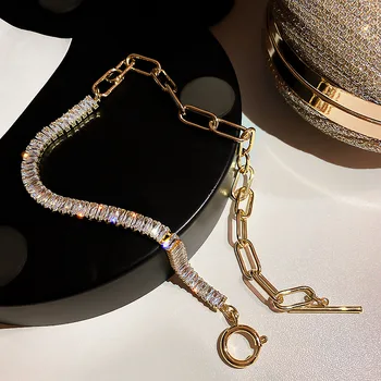 Korea new fashion designer trendy jewelry pendant direct sales diamond necklace babygirl necklace