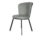 Chair Modern Design Grey Metal Home Restaurant Sofa Dining Room Chair