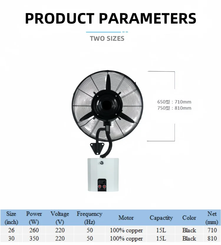 Industrial Water Cooler, Wall, 260W, Metal - detail 6