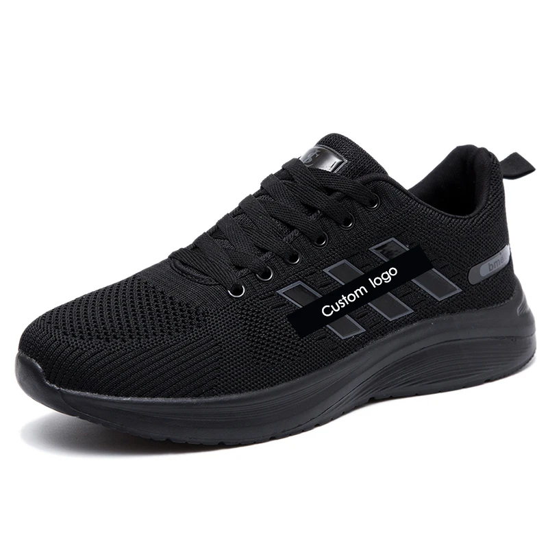 Factory Custom logo Hard-Wearing walking sport lightweight comfortable Men shoes