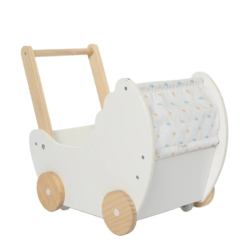 wooden stroller push toy