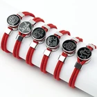 Red Bracelet Plated Customized Pop It Woven Friendship Adjustable Rope Zodiac Charms Gold Plated Red String Bracelet