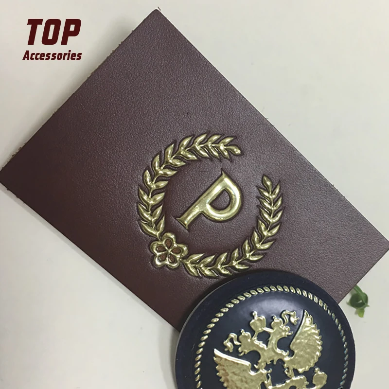 Custom TPU Logo Sew-On Leather Patches Garment Accessories for Jeans