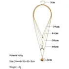 Necklace Necklaces Romantic Hot Sell Bohemian Gold Moon Choker Necklace Chains Star Map Heart Pendant Necklaces For Women