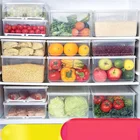 Storage Os13 8l High Capacity Pp Plastic Refrigerator Box Food Storage Container With Lid For Fruits Vegetables Food