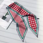 Scarf Scarf New Arrival Women Double Layer Dot Polyester Office Lady Decorative Long Silk Neck Scarf