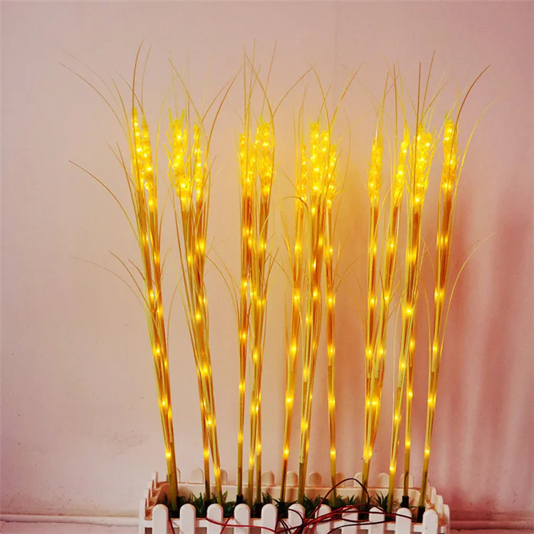 Decorative Rainproof Landscape Ground Lamp Garden Path Lawn Yard Outdoor Simulated Ear Reed led wheat light