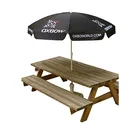 Table Umbrella Umbrella Aluminum Folding Picnic Table With Umbrella