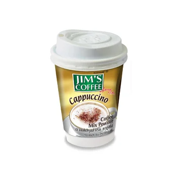 Instant Coffee Mix Powder Cappuccino JIM'S COFFEE Brand