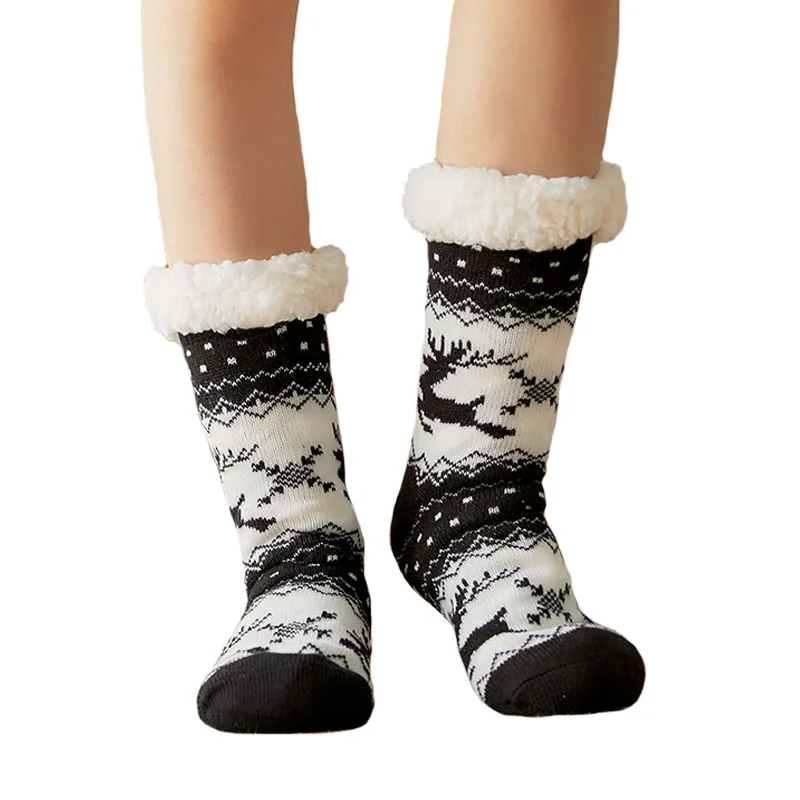 adult christmas slipper socks