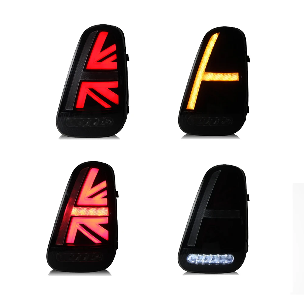 product led sequential taillights tail lights for bmw mini cooper r50 r52 r53 taillight 2000 2006 tail lamp plug and play457-8