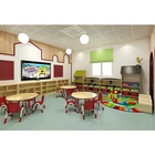 Furniture Children COWBOY Kindergarten School Wooden Montessori Childcare Furniture Children Set School Daycare Classroom