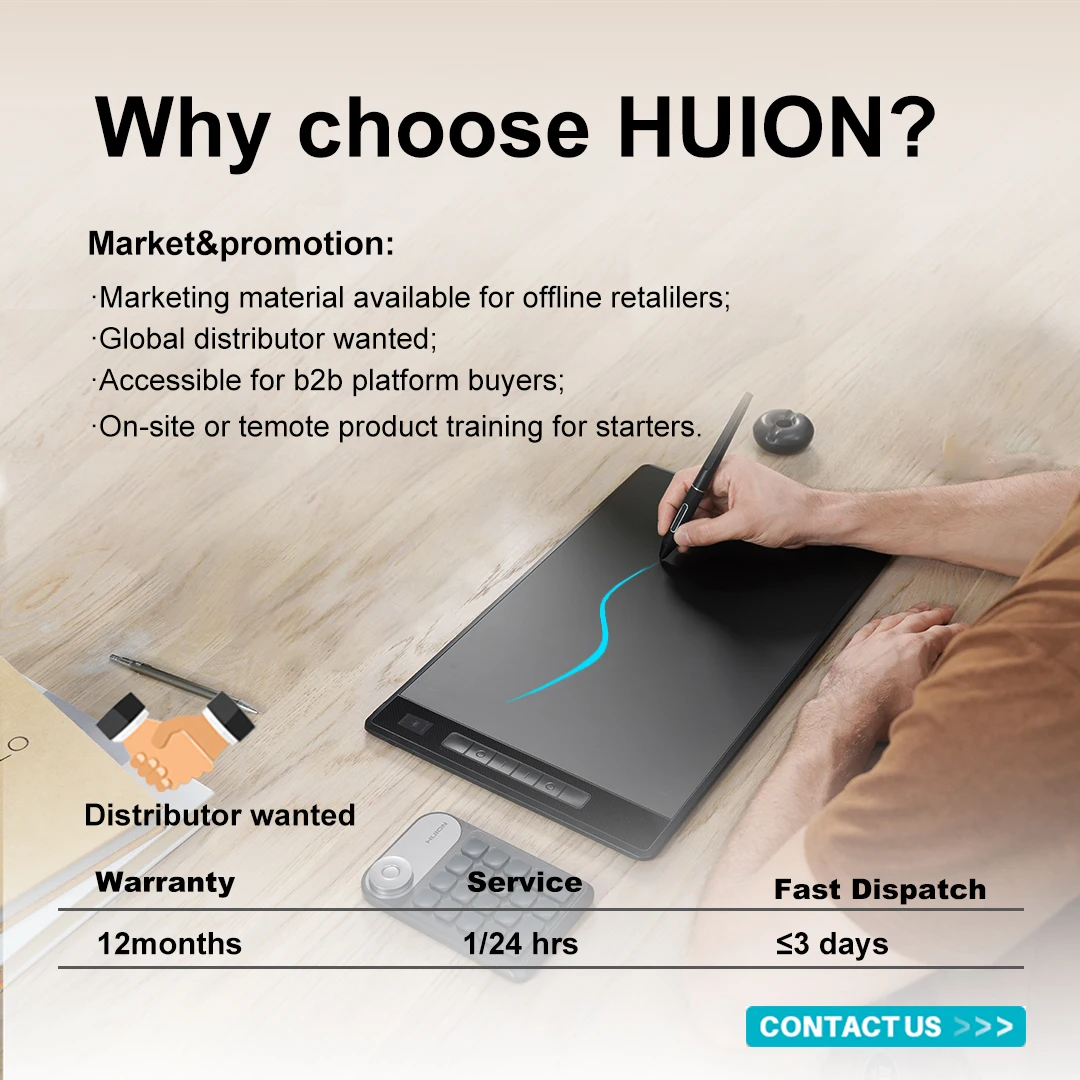 Huion Professional Graphic Drawing Tablet For Laptop Phone G L