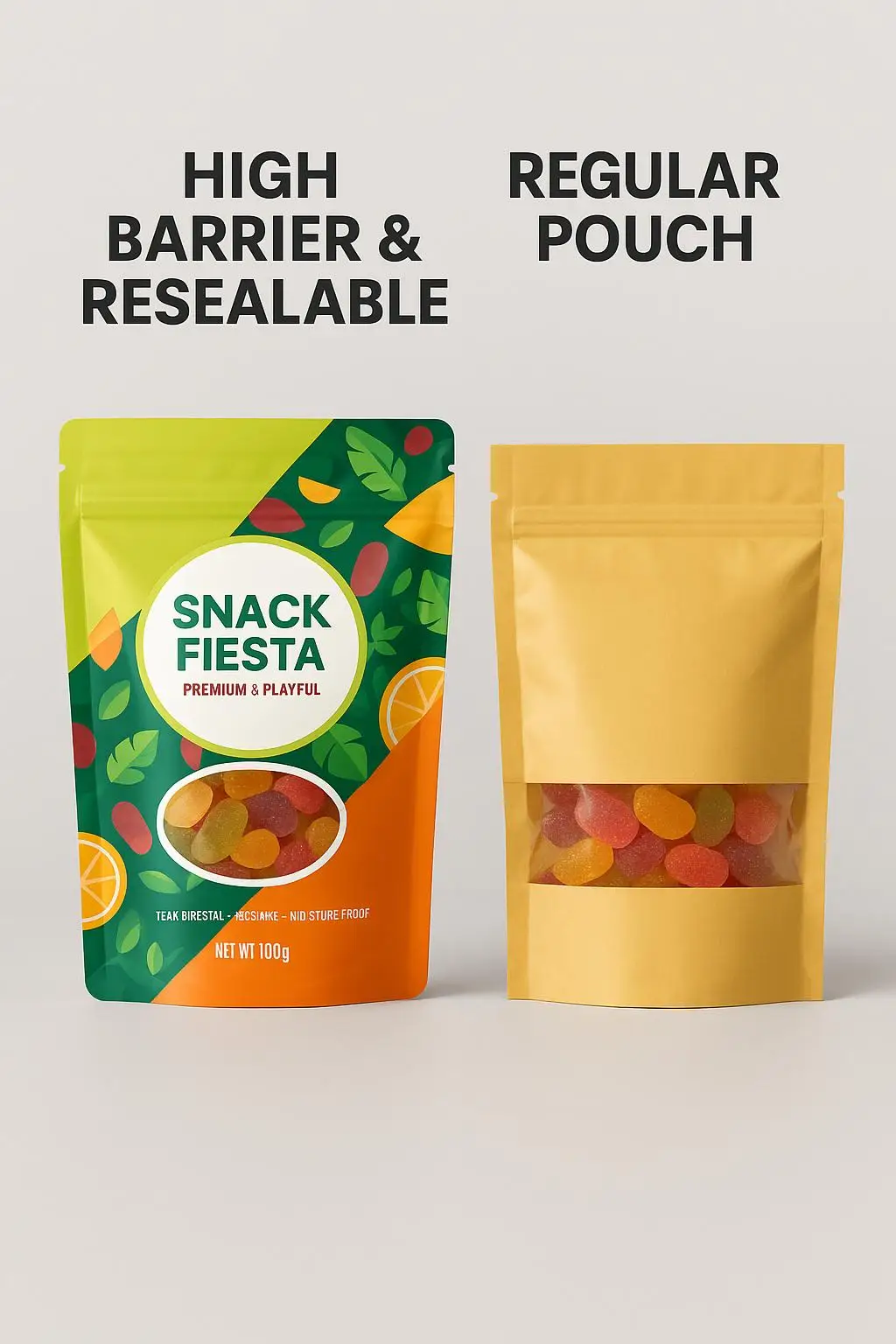 Custom Printed Moisture Proof Stand up Pouch with Resealable Zipper for Potato Chip and Snack Food Packaging - detail 8