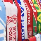 Fashion Knitted Scarf High Quality Cheap Custom Logo Fan Knitted Sports Soccer Club Football Fan Scarf