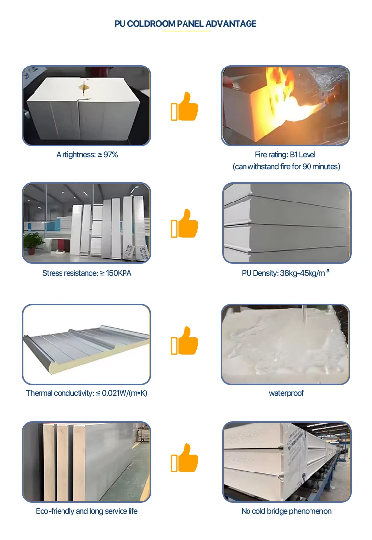 Cold Room Sandwich Panel, Steel, PIR, SAMPLE - detail 10