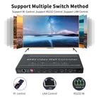 Video Wall Controll 4k Bitvisus 3x3 Video Wall Processor Video Switcher 2x4 4x4 4K Video Wall Controller