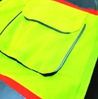 Vest ANSI Class 2 Multipockets High Visibility Reflective Safety Hi Viz Polyester Customized Surveyors Vest
