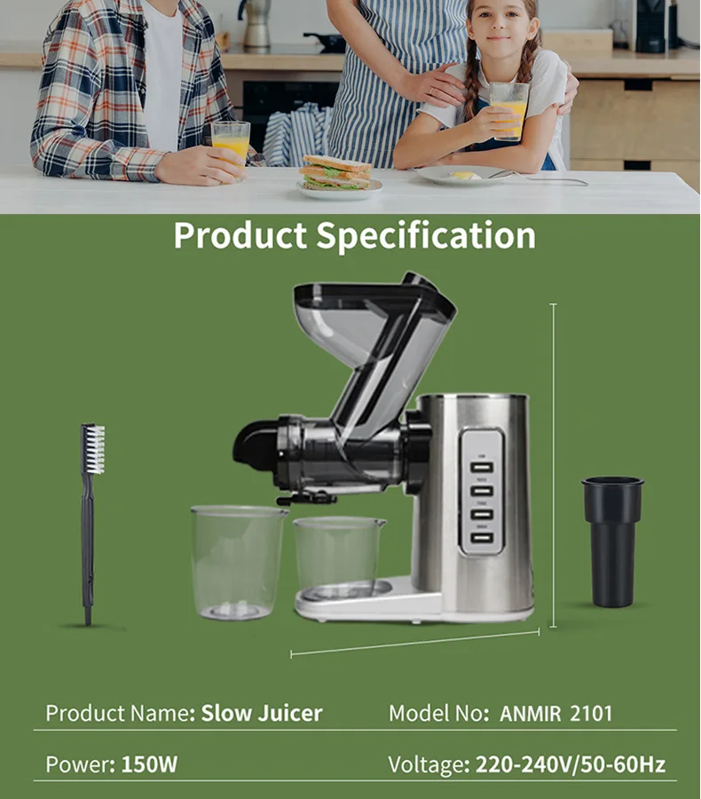 Good Price Cold Press Slow Juicer Machine Top Quality Household