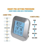 Digital LCD Touch Display Smart Thermometers Multi-Function Digital BBQ Meat Thermometer Timer For Kitchen