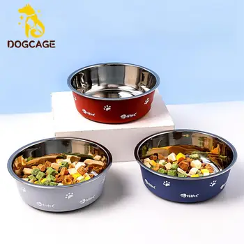 Collapsible 250ml Plastic PP Pet Food Bowl Rounded Silicone Water Bottle for Dogs Cats Lightweight Foldable for Outdoor Travel