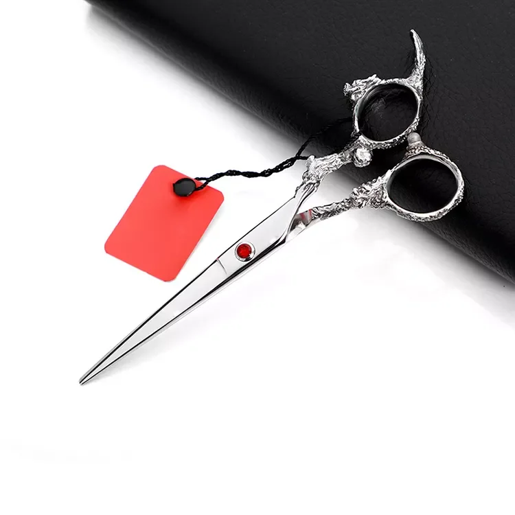 New style 4CR Stainless Steel Hairdressing Hair Scissor Set Flat Tooth Hair Scissor 6 Inches Professional Hair Cutting Scissor