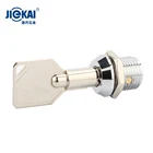 Lock Push Lock Tubular JK310 Mini Brass Cylinder Tubular Push Cam Lock With Key