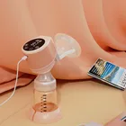 Pump New 3 Work Modes Portable And Multifunctional Hand Free Breast Pump With Pause And Memory Function - Light Green